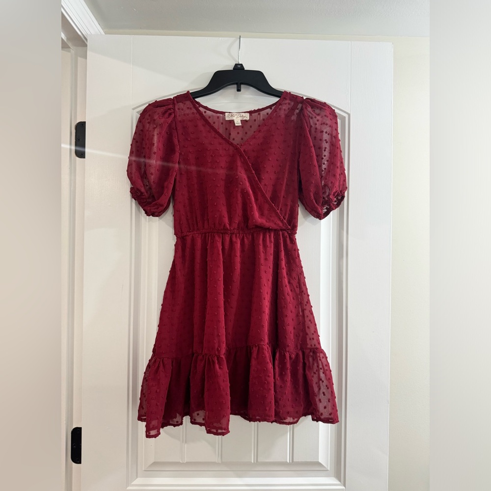 Wild Daisy Red Dress                            Girls Size - 8